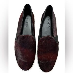 Vince Berlin Dyed Calf Hair Slip On Loafers - Size 7.5